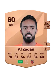 Ali Al Zaqan Common 60 Overall Rating