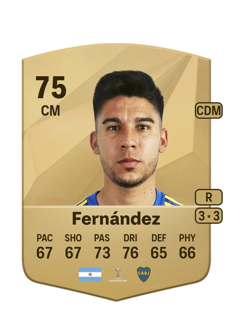 Guillermo Fernández Common 75 Overall Rating