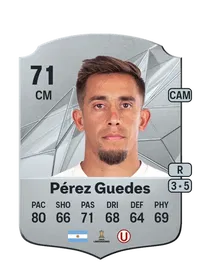 Martín Pérez Guedes Rare 71 Overall Rating