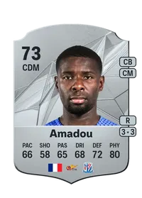 Ibrahim Amadou Rare 73 Overall Rating