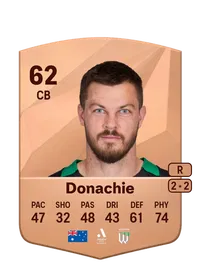 James Donachie Common 62 Overall Rating