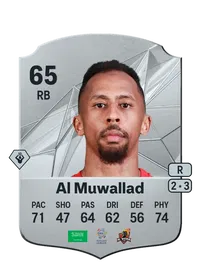 Saeed Al Muwallad Rare 65 Overall Rating