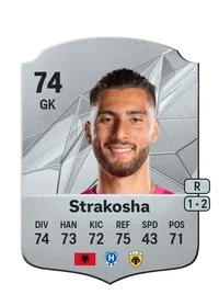 Thomas Strakosha Rare 74 Overall Rating