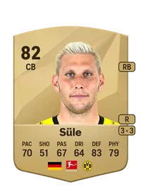 Niklas Süle Common 82 Overall Rating