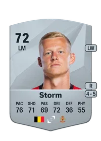 Nikola Storm Common 72 Overall Rating