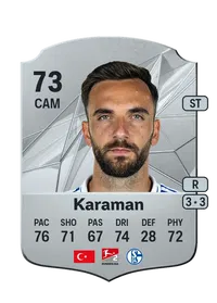 Kenan Karaman Rare 73 Overall Rating