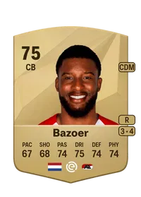 Riechedly Bazoer Common 75 Overall Rating