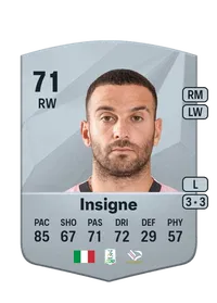 Roberto Insigne Common 71 Overall Rating