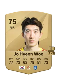 Jo Hyeon Woo Common 75 Overall Rating