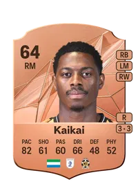 Sullay Kaikai Rare 64 Overall Rating