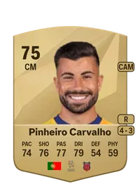 António José Pinheiro Carvalho Common 75 Overall Rating