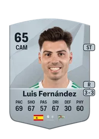 Luis Fernández Common 65 Overall Rating