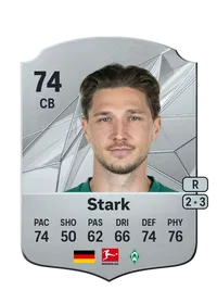 Niklas Stark Rare 74 Overall Rating