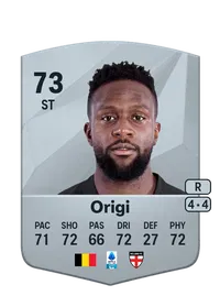 Divock Origi Common 73 Overall Rating