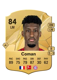 Kingsley Coman Rare 84 Overall Rating