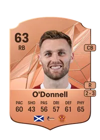 Stephen O'Donnell Rare 63 Overall Rating