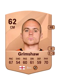 Liam Grimshaw Common 62 Overall Rating