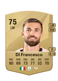 Federico Di Francesco Common 75 Overall Rating