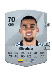 Daniel Giraldo Common 70 Overall Rating