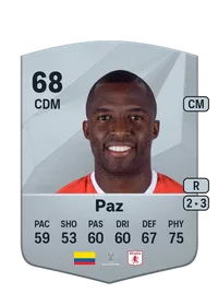 Luis Paz Common 68 Overall Rating