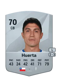 Valber Huerta Common 70 Overall Rating