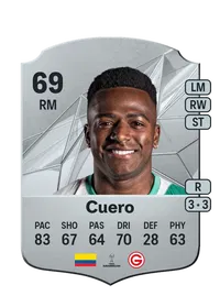 Mauricio Cuero Rare 69 Overall Rating