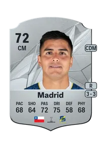 Álvaro Madrid Rare 72 Overall Rating