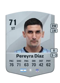 Jorge Pereyra Díaz Common 71 Overall Rating