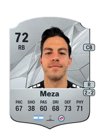 Fernando Meza Rare 72 Overall Rating