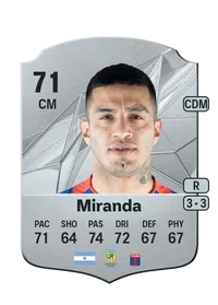 Leonel Miranda Rare 71 Overall Rating