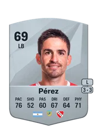 Damián Pérez Common 69 Overall Rating