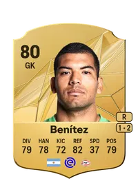 Walter Benítez Rare 80 Overall Rating