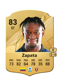 Duván Zapata Rare 83 Overall Rating