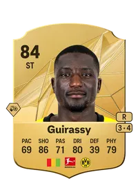 Serhou Guirassy Rare 84 Overall Rating