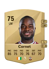 Maxwel Cornet Common 75 Overall Rating