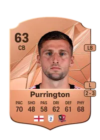 Ben Purrington Rare 63 Overall Rating