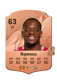 Uche Ikpeazu Rare 63 Overall Rating