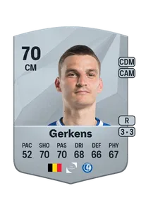 Pieter Gerkens Common 70 Overall Rating