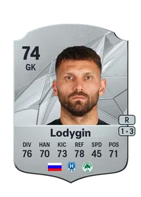 Yury Lodygin Rare 74 Overall Rating