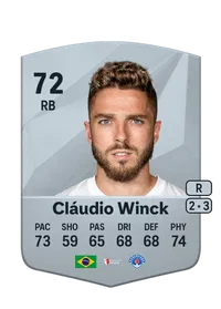 Cláudio Winck Common 72 Overall Rating