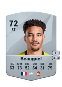 Jean-David Beauguel Common 72 Overall Rating