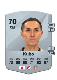 Yuya Kubo Common 70 Overall Rating