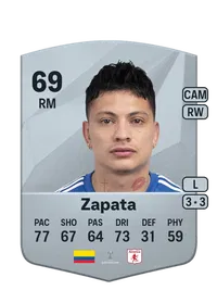 Alexis Zapata Common 69 Overall Rating