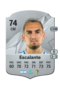 Gonzalo Escalante Rare 74 Overall Rating