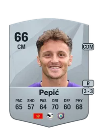 Mirnes Pepić Common 66 Overall Rating