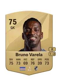 Bruno Varela Common 75 Overall Rating