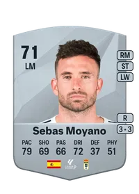 Sebas Moyano Common 71 Overall Rating