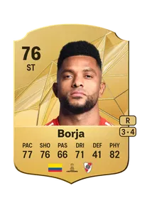 Miguel Borja Rare 76 Overall Rating