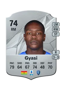 Emmanuel Gyasi Rare 74 Overall Rating