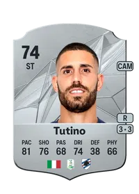 Gennaro Tutino Rare 74 Overall Rating